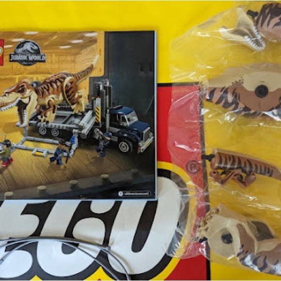 Jurassic World Lego Set 75933 T. Rex Transport New, Factory Sealed, No Box - Picture 4 of 5